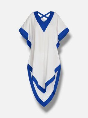 Valimare Women's White Aria Crepe de Chine High-Low Dress Size S